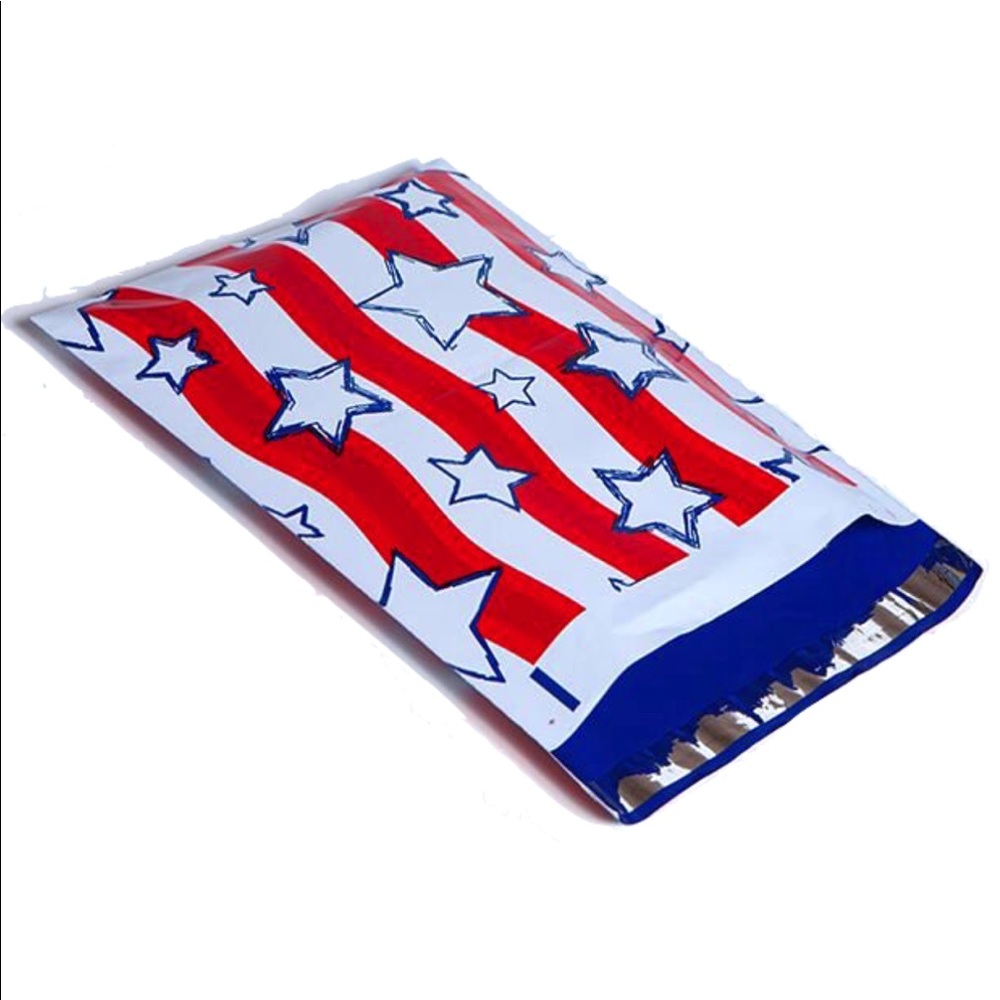 50 10X13 Stars Flag Mailers CLEARANCE - Picture 2 of 7